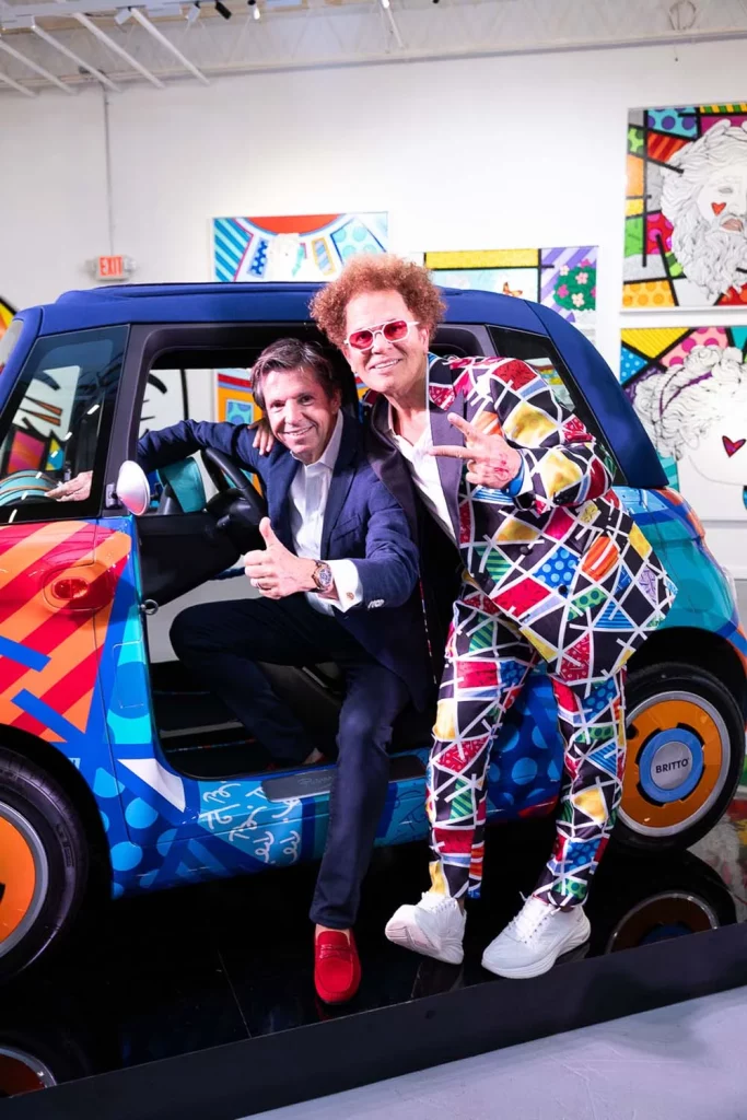 El Fiat Topolino se transforma en una obra de "arte feliz" de la mano de Romero Britto 2 Motor16 romero britto fiat topolino1 Motor16