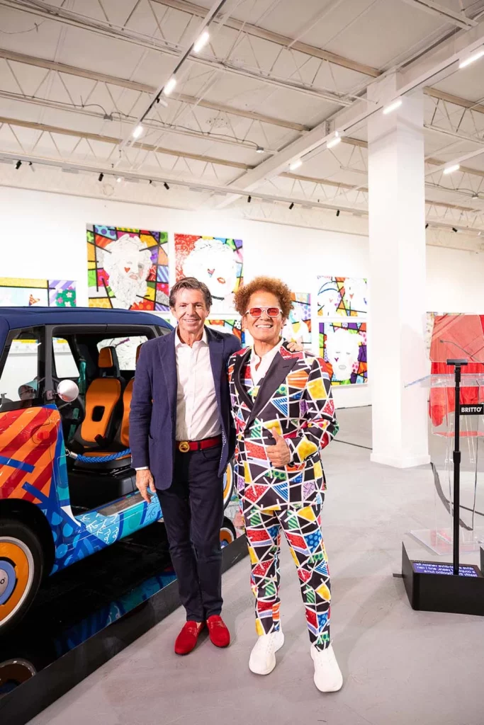 El Fiat Topolino se transforma en una obra de "arte feliz" de la mano de Romero Britto 4 Motor16 romero britto fiat topolino2 Motor16