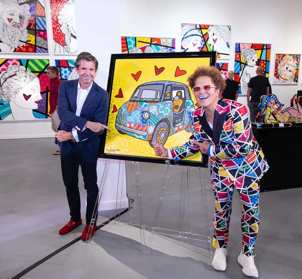 El Fiat Topolino se transforma en una obra de "arte feliz" de la mano de Romero Britto 5 Motor16 romero britto fiat topolino3 Motor16