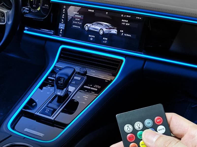 Dale un toque espectacular al interior de tu coche con estas luces decorativas de Amazon 1 Motor16 tira luces Amazon