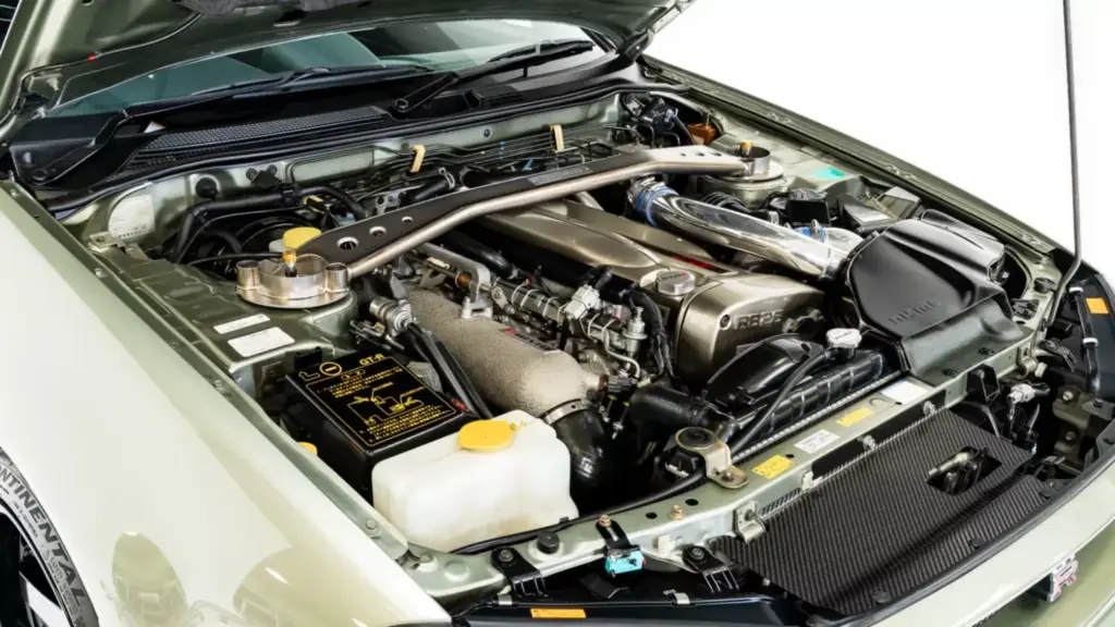 2002 Nissan GT-R R34 M-Spec Nür. BaT. Imagen motor.