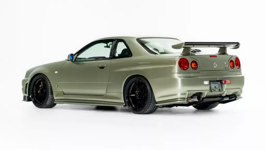 2002 Nissan GT-R R34 M-Spec Nür. BaT. Imagen trasera.