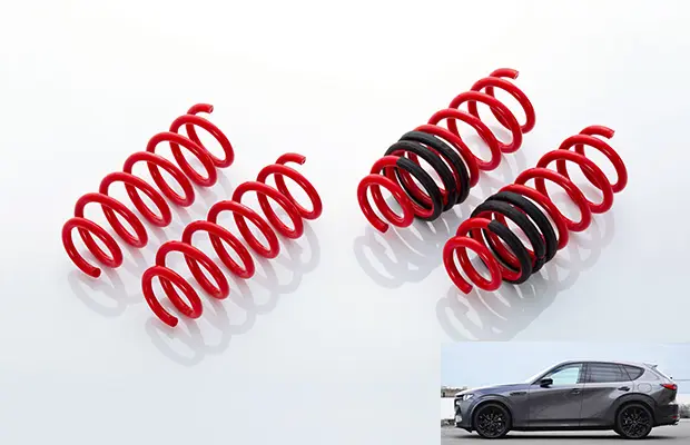 Los Mazda CX-60 y CX-80 se tiran al barro gracias a AutoExe 63 Motor16 2026 AutoExe Mazda CX-60 off-road. Imagen suspensión.