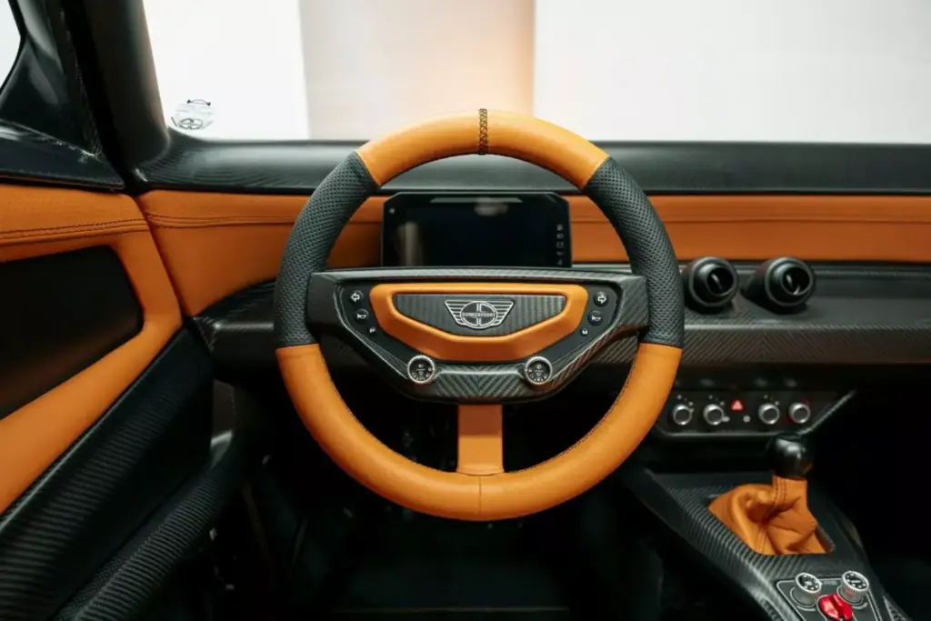 2026 Donkervoort P24 RS. Imagen interior.