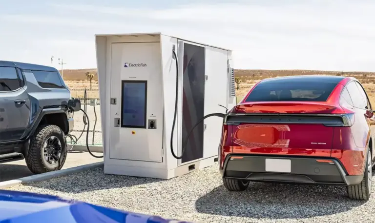 ElectricFish Turbo Charge: El cargador que revolucionará las electrolineras se ha presentado en el CES