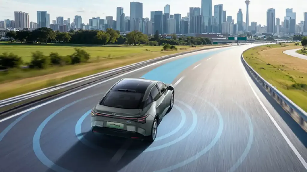 2026 FAW Toyota bZ3. Imagen movimiento.