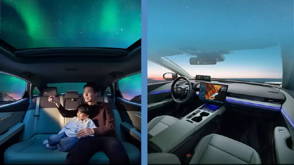 2026 FAW Toyota bZ3. Imagen interior.