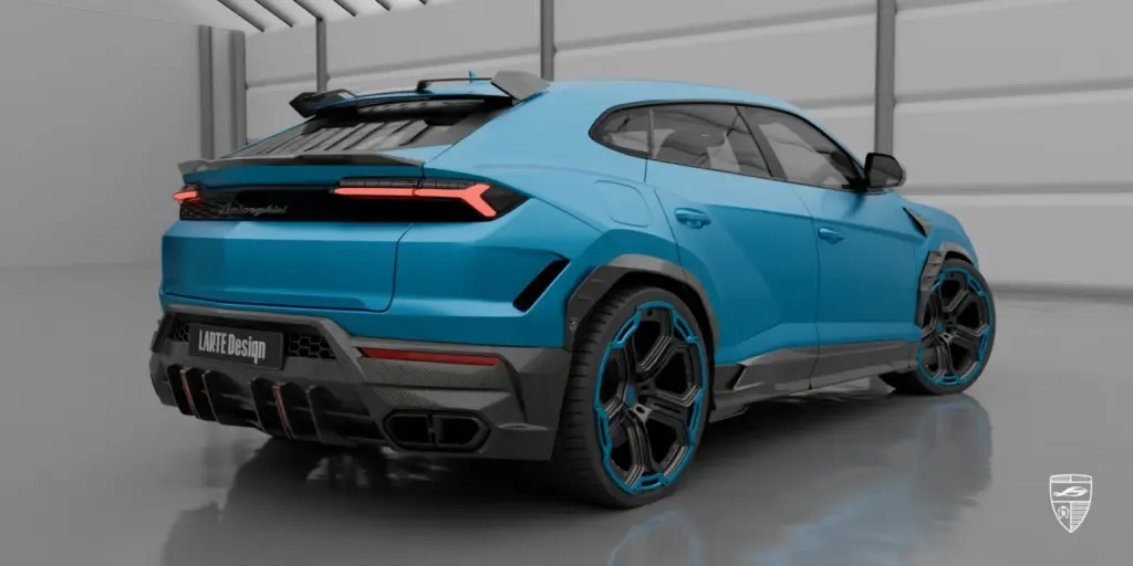 Largenda: El Lamborghini Urus SE pasa por las manos de Larte Design 2 Motor16 2026 Lamborghini Urus SE. Larte Design. Imagen trasera.