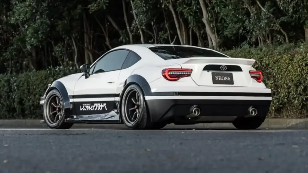2026 Result Japan Neo86. Toyota GT86. Imagen trasera.