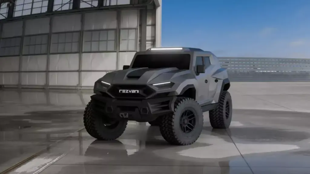 2026 Rezvani Tank. Imagen exterior.