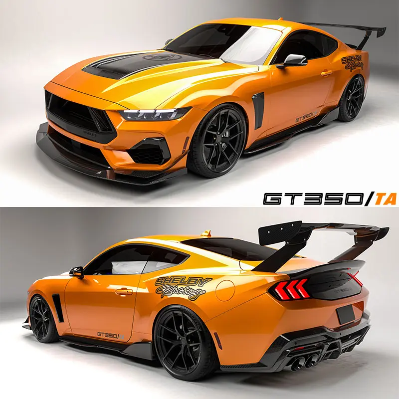 2026 Shelby American GT350/TA. Imagen naranja.