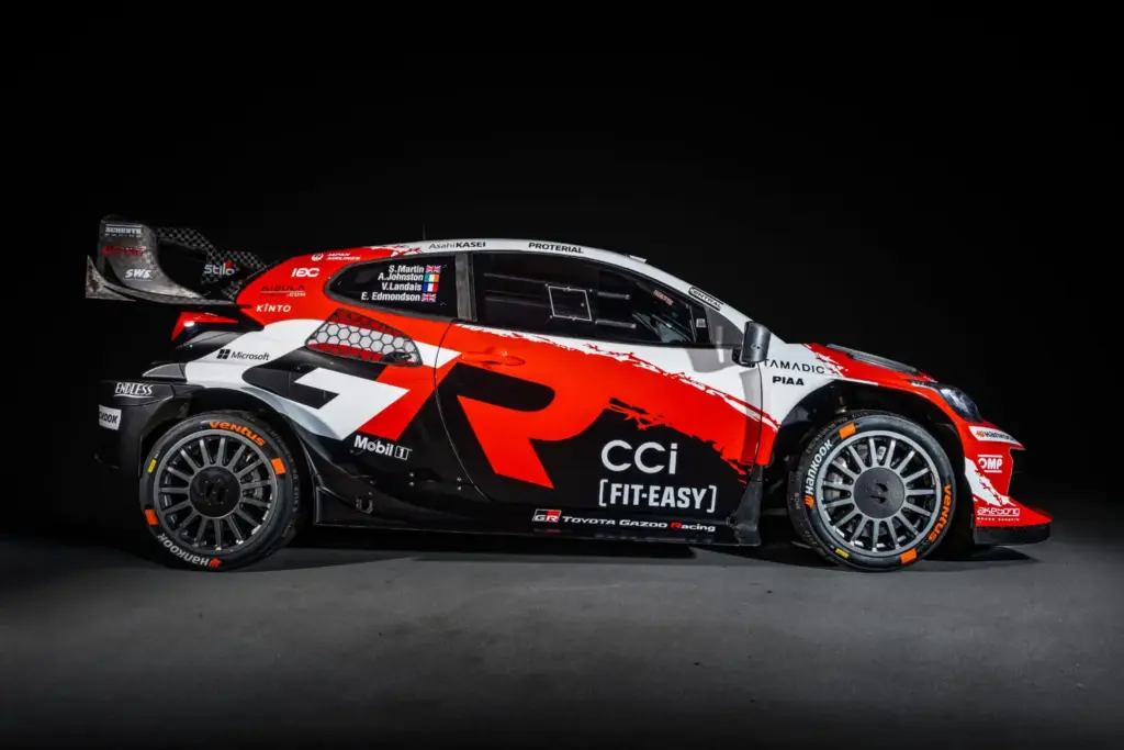 2026 Toyota GR Yaris Rally1. Montecarlo. Imagen lateral.