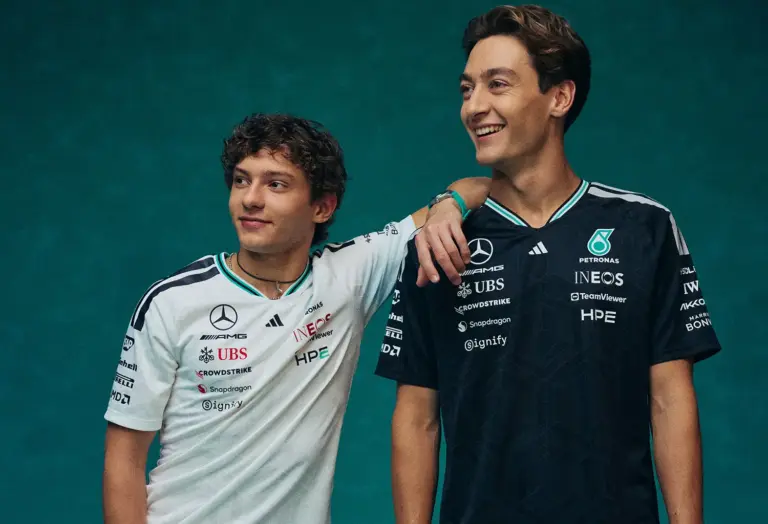 El equipo Mercedes-AMG Petronas de F1 y adidas tienen nueva colección de ropa y calzado