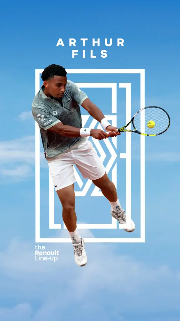 Arthur FILS Give me 5 Tennis embajador renault Motor16