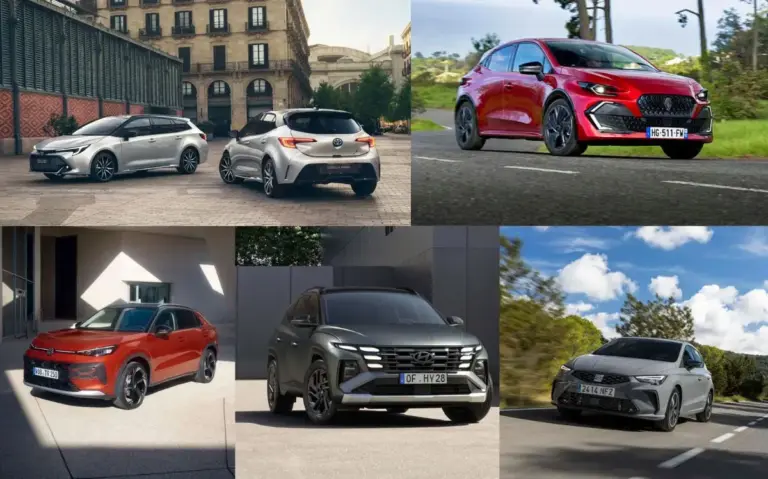Ventas de coches: los modelos más vendidos de las 5 marcas top del mercado