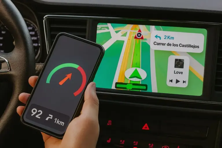 Olga (36), informática: «Desde que combino esta app con Google Maps conozco en tiempo real donde están todos los radares de la DGT»