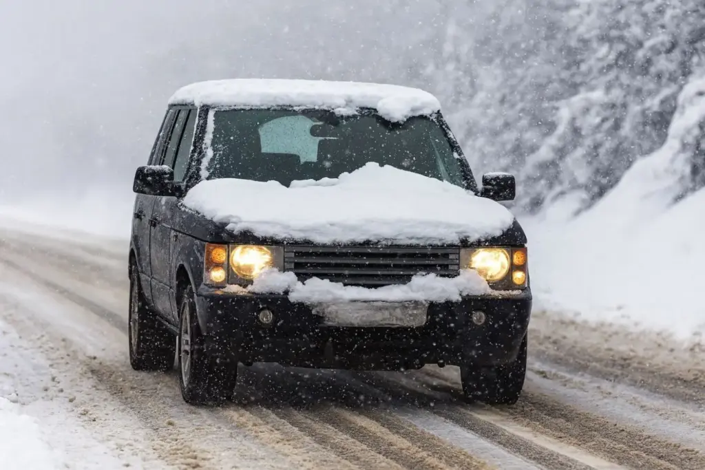 conducir coche nieve dgt