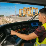 Silvia (37), maquinista ferroviario: «El curso te cuesta 10.000 euros, pero es un trabajo que le da mil vueltas a conductor de camión o autobús»