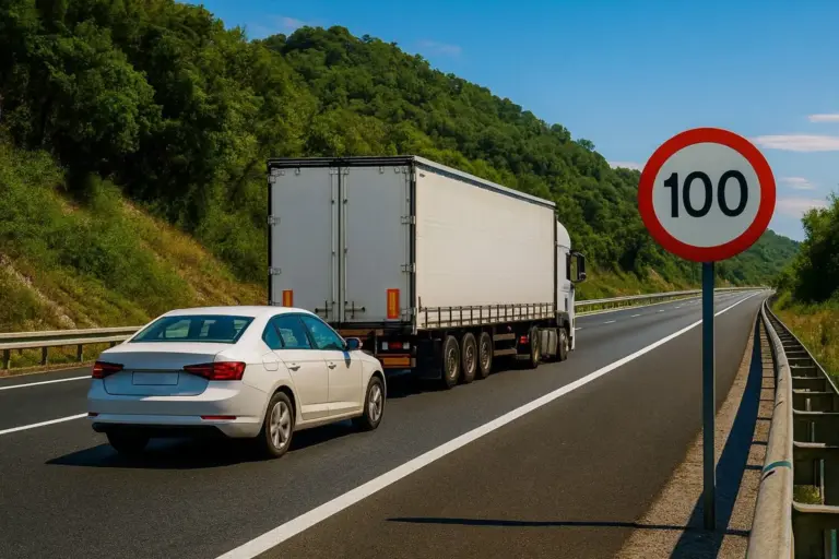 La forma de adelantar camiones ha cambiado de forma radical: echa un vistazo al BOE, que te lo explica claramente