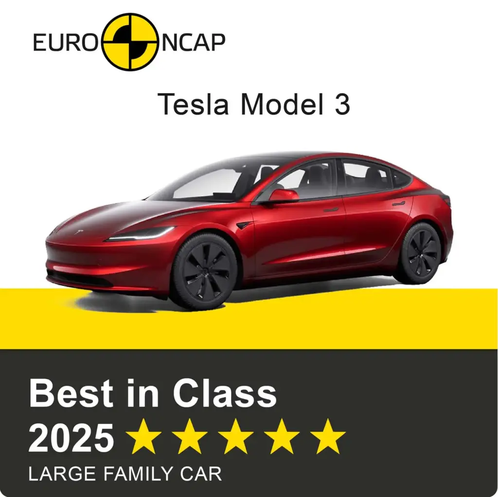 EURONCAP 2025 TESLA MODEL 3 Motor16