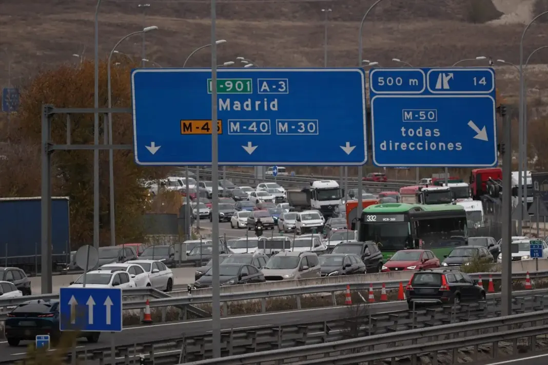 autovía señales azules