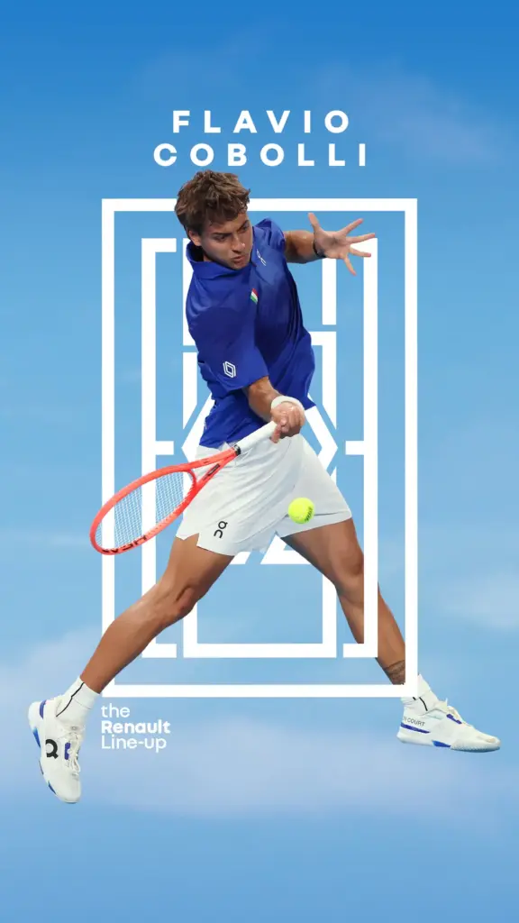 Flavio COBOLLI Give me 5 Tennis embajador renault Motor16
