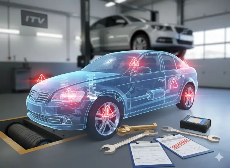 Los 5 fallos «leves» que ahora son graves para la ITV en 2026