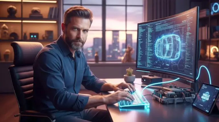 Miguel (41), informático: ‘Desde mi casa puedo entrar en el software de tu coche y no lo vuelves a ver’