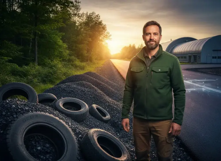 David (37), ecologista: ‘Aunque pueda parecer una solución perfecta que muchos ven como ‘oro negro’, no nos gusta nada el sitio donde acaban los neumáticos viejos’