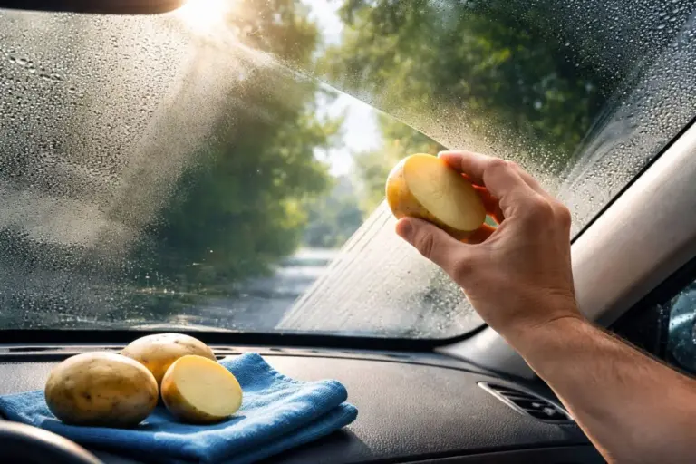 El truco de la patata para que no se empañen los cristales