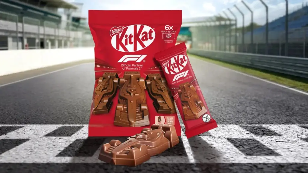KitKat F1 monoplaza chocolate Motor16