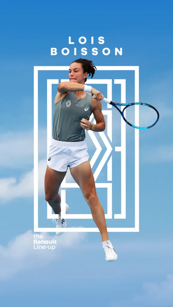 Lois BOISSON Give me 5 Tennis embajador renault Motor16