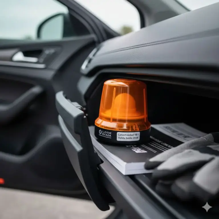 Gran noticia de la DGT: el alivio que sentirás cuando lleves tu coche a la ITV con la baliza V-16