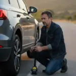 Fran (43), mecánico: «Si tienes que poner la galleta en el coche, ten mucho cuidado»