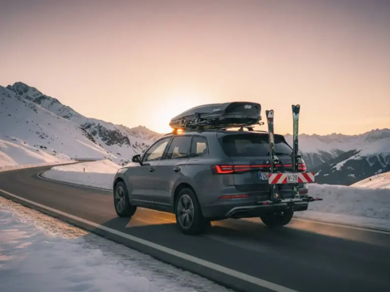 La multa de la Guardia Civil por llevar así tus esquís en el coche