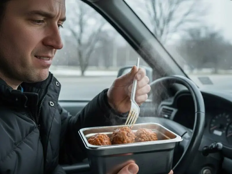 Cuesta 15 euros en AliExpress y es el accesorio perfecto para comer caliente en el coche 2 Motor16 comida caliente fiambrera AliExpress