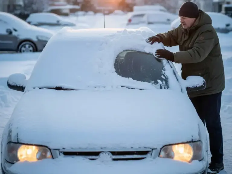 Cuidado con la nieve: La DGT puede llegar a multar, y no es por lo que crees