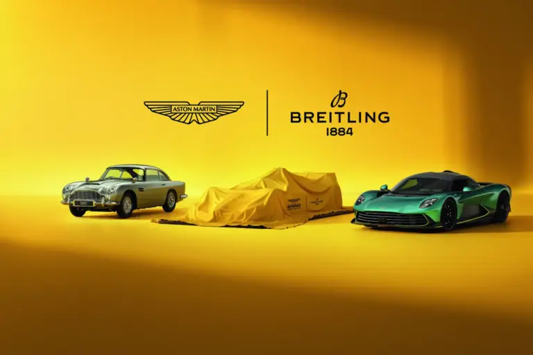 Aston Martin y Breitling unen sus caminos en pos de la velocidad, la precisión y el diseño