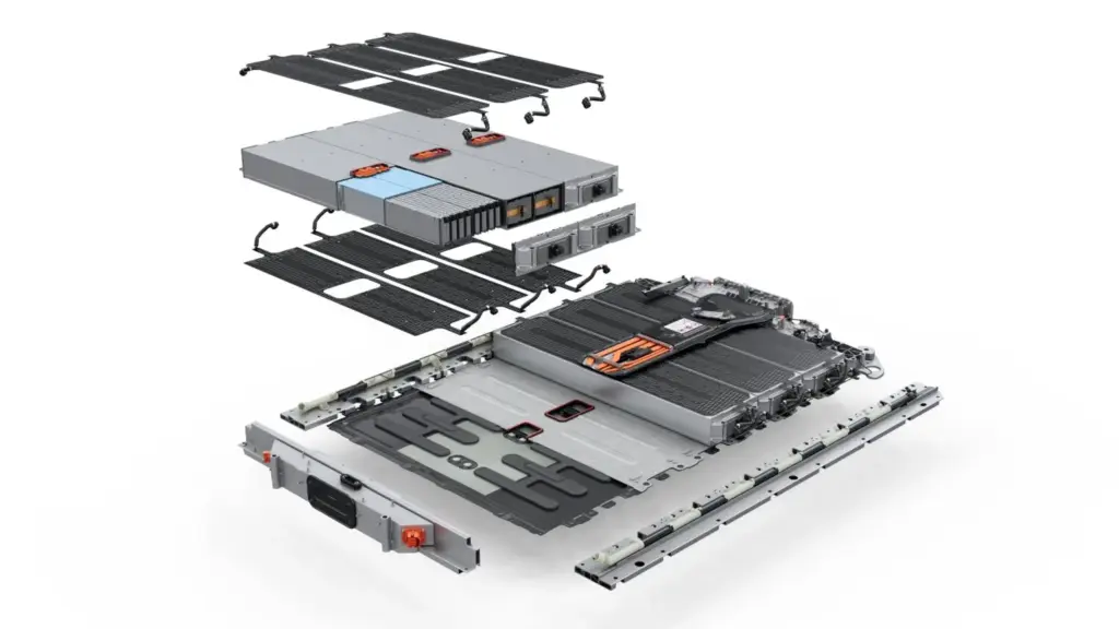 2026 Porsche Cayenne Eléctrico. Bratislava. Imagen batería.