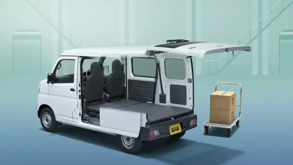 2026 Toyota Pixis Van BEV. Imagen interior.
