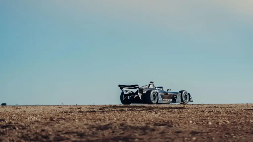 2026 Porsche GEN4 Fórmula E. Test. Imagen.