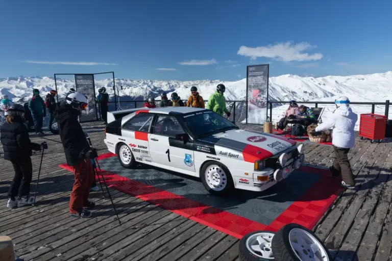 Audi rinde homenaje a 45 años de tracción quattro con una experiencia única en Baqueira Beret