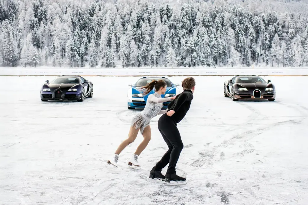 Bugatti despliega su legado sobre el hielo del lago St. Moritz 3 Motor16 BUGATTI EN THE ICE SAINT MORITZ 2 Motor16