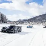 Bugatti despliega su legado sobre el hielo del lago St. Moritz