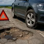 Reventón, pinchazo o accidente… a quién reclamar un siniestro en una carretera en mal estado