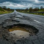 El lamentable estado de las carreteras después de las últimas borrascas