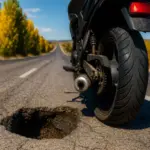 He reventado una rueda por un agujero abierto en la carretera: ¿puedo reclamar daños y perjuicios?