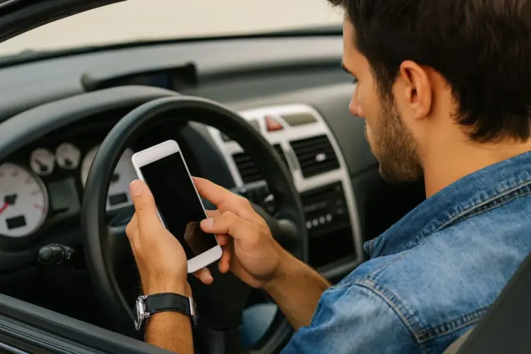 Uso del móvil al volante: por qué te pueden multar aunque no lo estés tocando