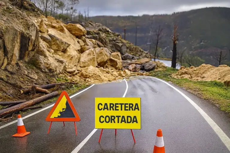 Evita desprendimientos: consejos DGT para conducir seguro tras tormentas en 2026