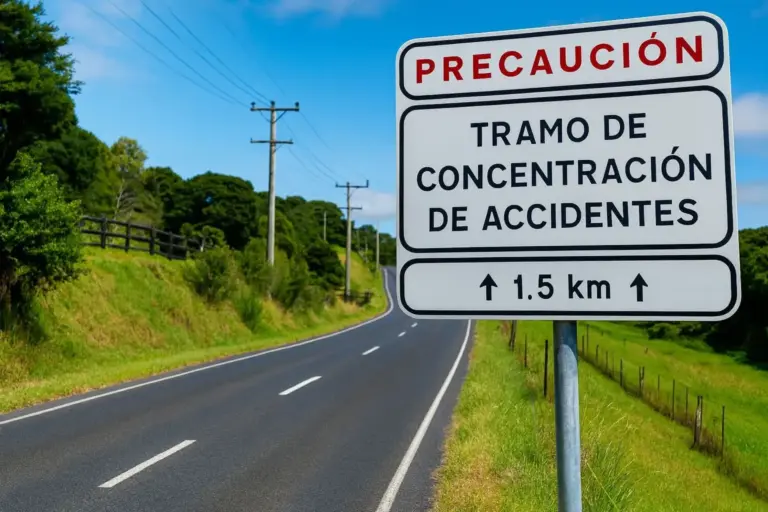 Los tramos negros de las carreteras españolas
